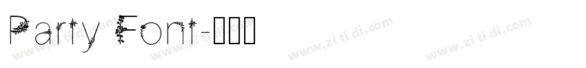 Party Font字体转换